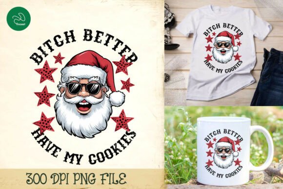 Download Santa's Edgy Cookie Demand Cute PNG - Premium Resources
