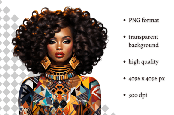 Download African American Ethnic Party Girl PNG - Ethnic Collection