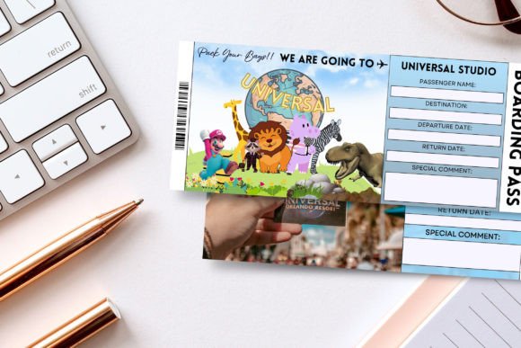 Download Editable Surprise Universal Gift Ticket - Universal Collection