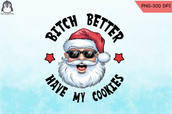 Download Santa's Edgy Cookie Demand PNG - Premium Resources