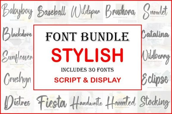 Download Stylish Font Bundle - Stylish font Collection