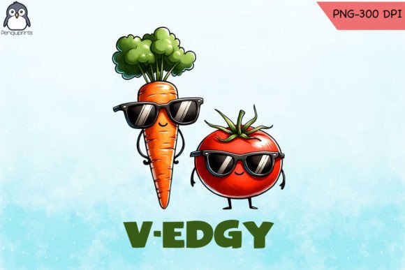 Download V-edgy Cool Vegetables PNG Sublimation - Edgy Collection